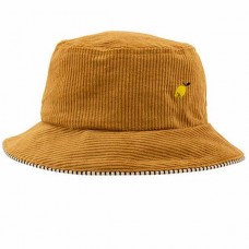 Sticky Lemon menčestrový klobúk- Okrový